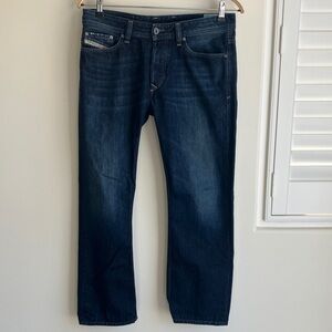 DIESEL VIKER Regular Straight Ormlo Dark Wash Blue Jeans Men’s Size 31W/32L